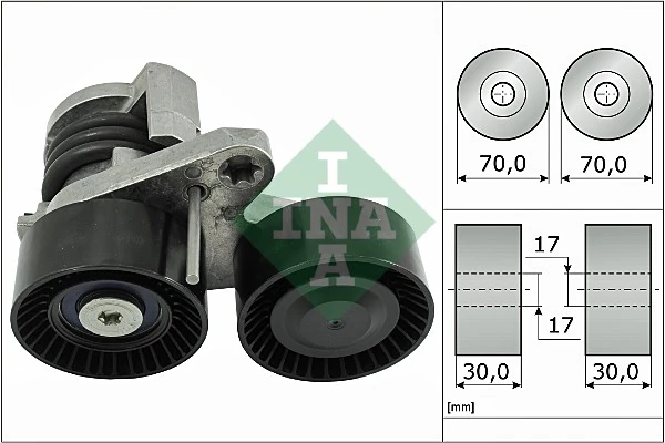 Belt Tensioner, V-ribbed belt